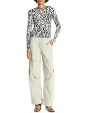 [Sass & Bide] Dalmata Long Sleeve Top in Multi