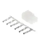 Power Socket Cable Connector 6 Pin Shortwave Radio Plug Cord Adapter for