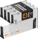 4 Pack Drawer Dividers Adjustable 4" High Expandable Junk Drawers Organization