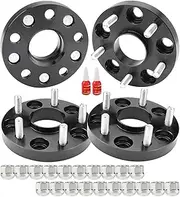 20mm 5x4.5 Hub Centric Wheel Spacers 60.1 Hub Bore with 12x1.5 Studs, 5x114.3 Forged Wheel spacers for Tacoma X-Runner Camry Avalon Highlander, Lexus ES300 ES330 ES350