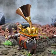 Mechanical Party Studio Hippopotamus Musician Metal Puzzle Assemble Model Toy