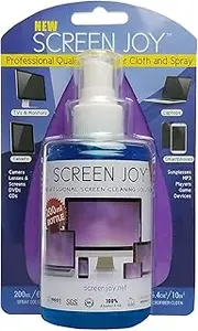Computer Screen Cleaner - Laptop Cleaner, TV Cleaner, Phone Cleaner, Monitor or Tablet - Computer Cleaning Kit Includes 200ml Screen Cleaner Spray for Electronic Devices and Large Microfiber Cloth
