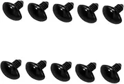 Toddmomy 200pcs Plush scrump Plush de porristas Puppet DIY Nose Animal Doll Making Accessory Plastic Safety Plush Toy DIY Nose Doll Accessories Eyeball Screw pin