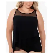 Miraclesuit Women's Swimwear Size 18 Illusionist Mirage Underwire Bra Tankini