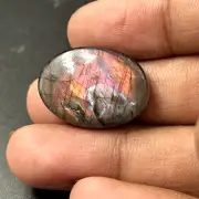 26 Cts Natural Labradorite Cabochon Square Shape Loose Gemstone 24X17X6 mm