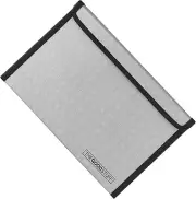 Fireproof Document Bag Envelope Size: 8" X 5" [2000°F – Grey] Fireproof Cash Bag