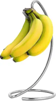 Banana Holder Modern Banana Hanger Tree Stand Hook For Kitchen Countertop, Satin Niel Banana Stand