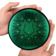 Glucophone Steel Tongue Drum 6 Inch 11 Notes D Tone Ethereal Drum Music Drum