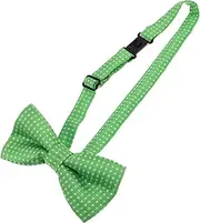 [GAROZATION] Green Bow Tie Bow Ties for Boys Patricks Day Accessories Men Bowtie Bowtie Polyester Light Green
