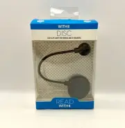 Read WITHit Disc LED Clip On Book Reading Light for Books and E-Readers