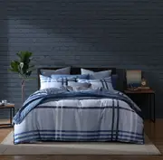 Logan & Mason Yarmouth Quilt Cover Set Blue