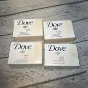 DOVE Bar Soap Go Fresh Burst Nectarine & White Ginger Hydrating Lotion Lot of 4