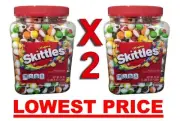✫TWO✫(2)SKITTLEZ 54 oz ✪Original Candy BULK ✫Family Gatherings ✫Picnics Jars