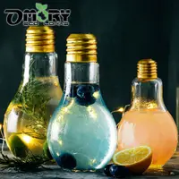 在飛比找松果購物優惠-【OMORY】創意燈泡造型玻璃水杯-300ml (5.5折)