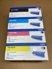 SET Brother Genuine TN443BK TN443C TN443M TN443Y For L8260CDW L8360CDW L8690CDW