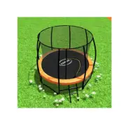 8ft Trampoline Spring Outdoor Orange