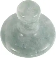 VICASKY Mushroom Shaped Natural Jade Massage Tool for Back Neck Face Legs Smooth Hot Stone Scraper for Relaxation Beauty Treatments for All Skin