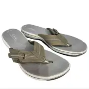 Clarks Women's Brinkley Jazz SAND Flip-Flop 7-M (7962) NEW