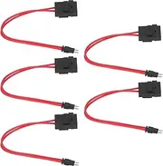 Professional Automotive Thin Mini Blade Fuse Holder Connector 20A, Heavy Duty Wire Extension for Hard to Automotive Fuse Box Panels, Multiple car Lines. to Prevent overloading