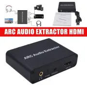 HD-MI ARC Audio Extractor Digital DAC To RCA Coax SPDIF Converter Adapter 3.5 mm
