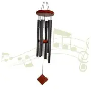 Small Wind Chimes for Outside, Wind Chimes Outdoor with 6 Tuned Tubes,
