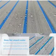 Grey Blue Boat Flooring EVA Foam Sea Decking Sheet - Marine Faux Teak Deck Mat