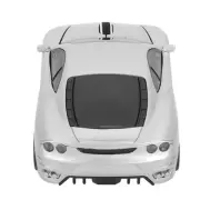 Wireless Mouse Silver Sports Car Style 2.4GHz USB Receiver 1600DPI LED Headl WPD