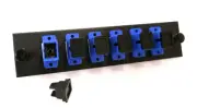 LGX Fiber Optic Adapter Panel, Single Mode, 6 SC Simplex Ports SM UPC