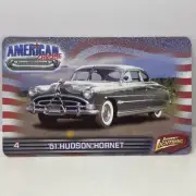 CARD ONLY: Johnny Lightning Trading Card 1951 Hudson Hornet
