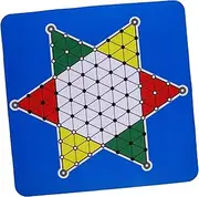 Toyvian Folding Dual Use Chinese Checkers Board Game Mouse Pad Convenient Portable Chessboard for Home Parties Lightweight Material Design
