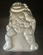 1989 Teenage Mutant Ninja Turtles Wilton Cake Pan Mold Michelangelo 2105-3075