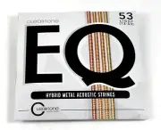 Cleartone Guitar Strings EQ Acoustic Hybrid Metal Blend Light 12-53