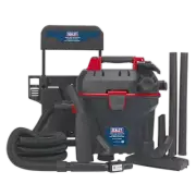 Garage Vacuum 1500W with Remote Control - Wall Mounting - Sealey GV180WM New