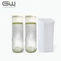 在飛比找森森購物網優惠-【GW 水玻璃】釀造機配件組(梅酒瓶2入+發酵杯1入)