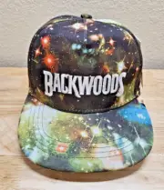 Budeez BACKWOODS Constellation Outer Space Pattern Snapback Hat Baseball Cap NWT