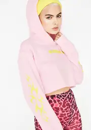 [Valley High] Whatever Cropped Hoodie