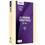 J.Burrows 80gsm Tinted A3 Copy Paper Ream Yellow