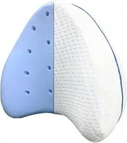 Miracle Knee Memory Foam Pillow – Orthopedic Contoured Cushion for Hip & Spine Alignment, Pressure Relief for Side Sleepers, Cooling Gel-Infused Foam, Ergonomic Leg Spacer for Relief & Comfort