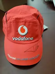 Fernando Alonso Autographed Vodafone Maclaren Mercedes Formula 1 Cap