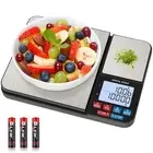 Kitchen Scale, [10kg/0.01g] Dual Platform Digital Scale Stainless Steel