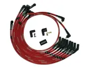 Moroso for SB Ford 351W 135 Deg Plug Boots Non-HEI Sleeved Ultra Spark Plug Wire