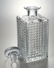 Whiskey Decanter for Scotch Liquor Bourbon or Wine - 750ml