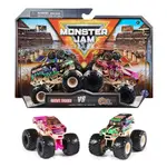 MONSTER JAM怪獸卡車-(盒損出清)1:64合金車輛二入組-GRAVE DIGGER VS CALAVERA