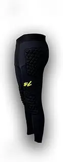 [#1] Hashtag One Long Goalkeeper Trousers for Children and Men Goalkeeper Compression Trousers Padded with Hip Protection and Knee Protection Size XXS-XL