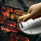 Healthy Cooking Tool Griddle Burger Smasher Ergonomic Wooden Handle Cast Iron