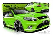 FPV FG GS FG GS DASH A2 FRAMED PRINT (FV250)