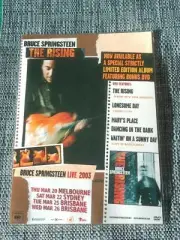 BRUCE SPRINGSTEEN - 2003 THE RISING Australia Tour - Laminated Promo Tour Poster