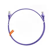 2M Cat 6 Ultra Thin Lszh Pack Of 50 Ethernet Network Cable Purple