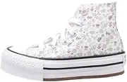[Converse] Boy's Chuck Taylor All Star Eva Lift Platform Feline Florals Sneaker