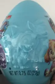 NEW BabyBlue Nickelodeon Paw Patrol Egg with Candy Paws Inside. SHIPS N 24 HRS